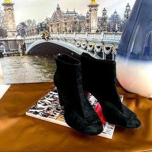 Charles by Charles David Fable Cutout Open Toe Bootie In Black.